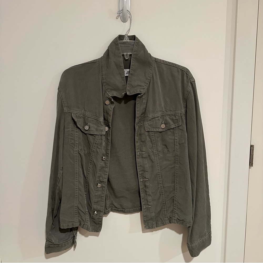 ✨  Like New Le Jean Green Jacket ✨